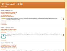 Tablet Screenshot of paginadelui.com.ar